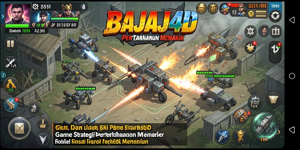 Gameplay seru di BAJAJ4D dengan menara pertahanan yang beragam.
