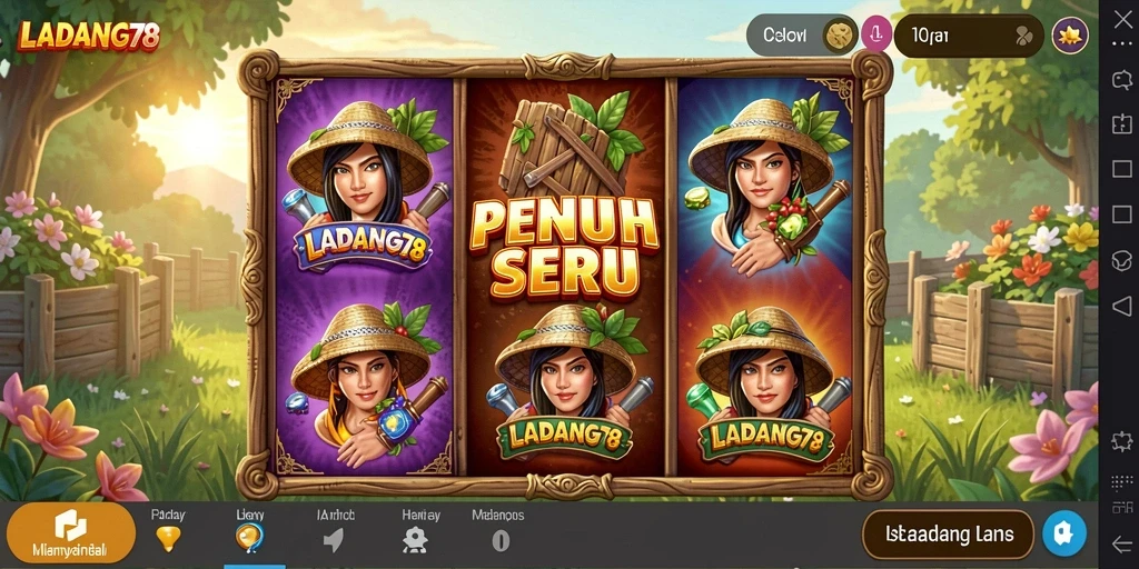 Tampilan menarik dari gameplay slot yang mendebarkan.
