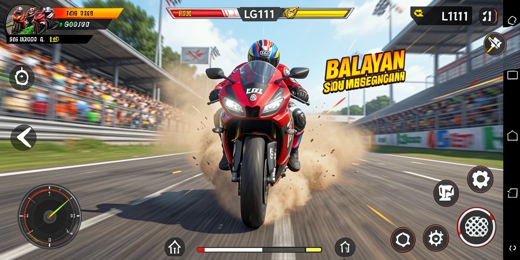 Tampilan gameplay LG111 yang menegangkan dan penuh aksi.