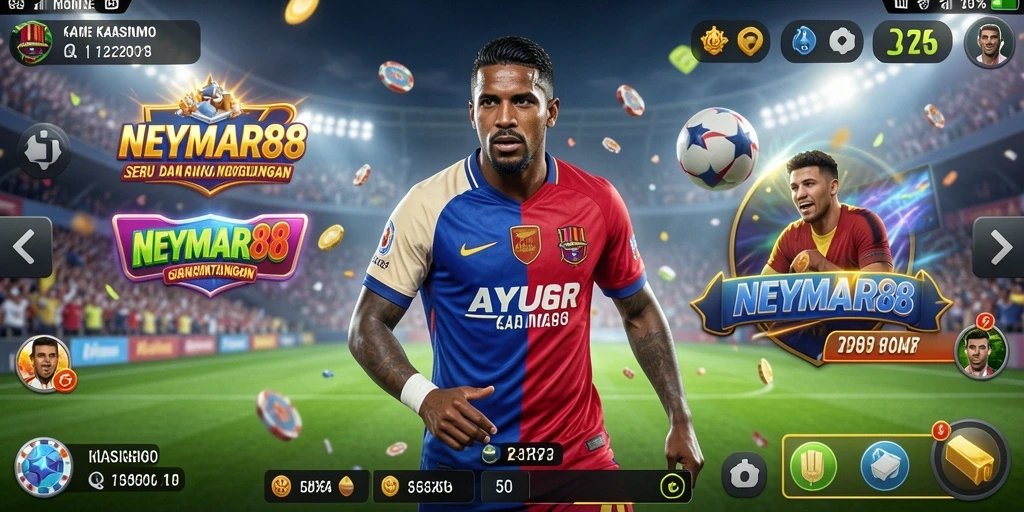 Screenshot yang menampilkan gameplay seru NEYMAR88 di Kasino.