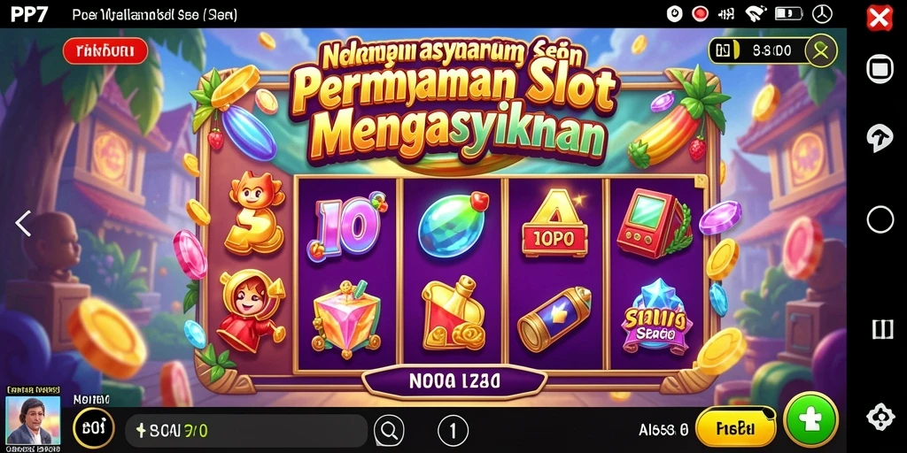 Tampilan gameplay PP7 yang menarik dan interaktif saat bermain Slot.