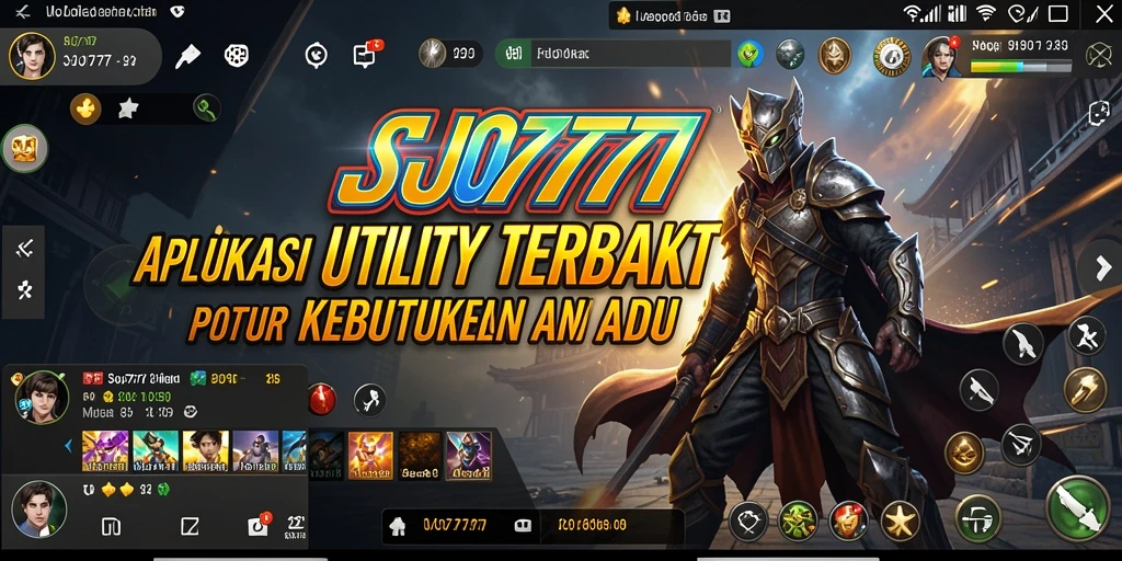 Tampilan utama SJO777 dengan fitur-fitur Utility yang bermanfaat.